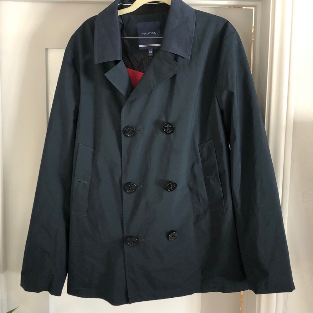 Nautica Double Breasted Rain Coat